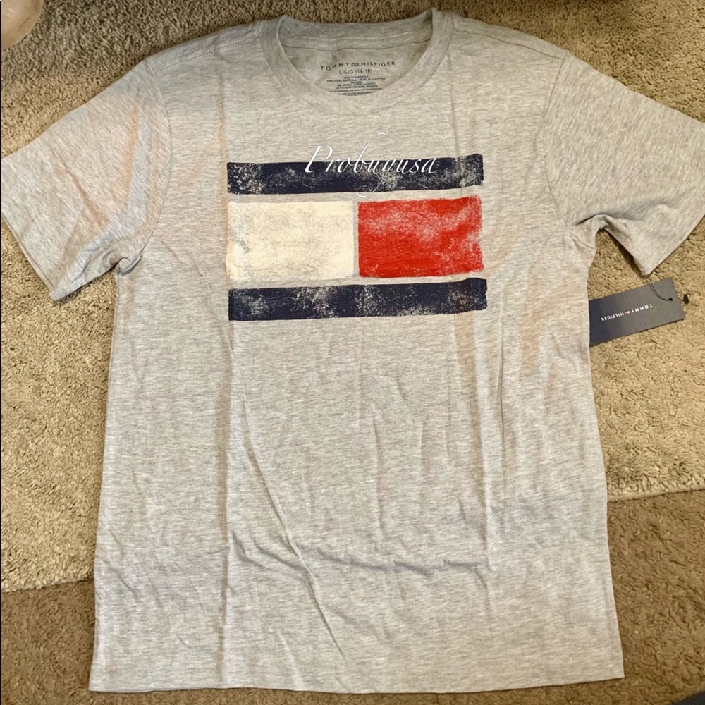 NWT Tommy big boy t shirt size L